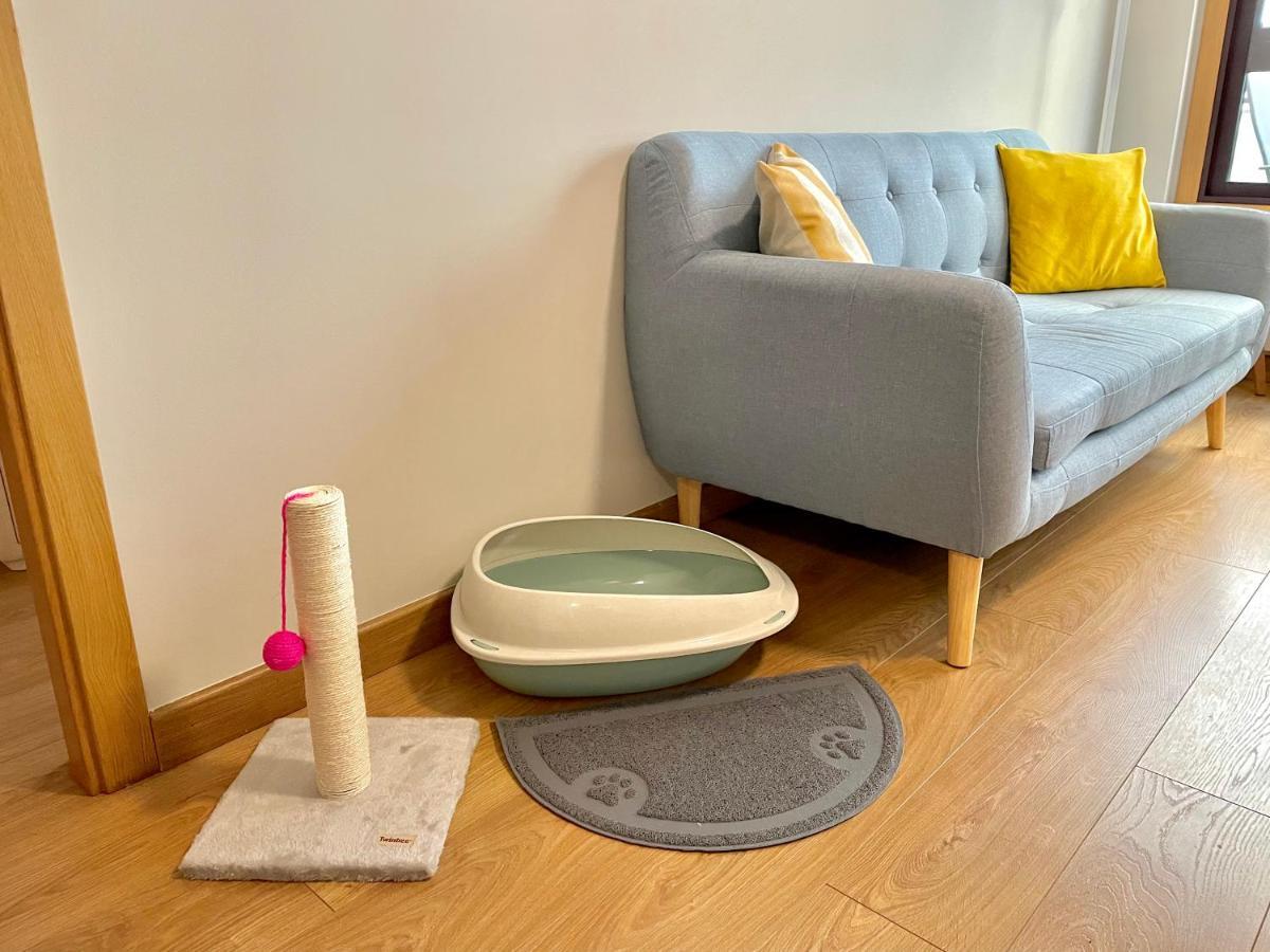 Estudio céntrico con terraza y parking privado Ourense Esterno foto