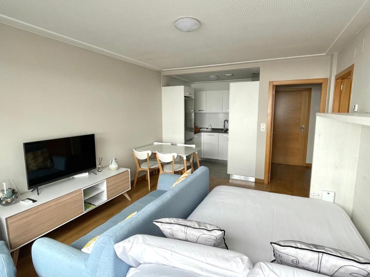 Estudio céntrico con terraza y parking privado Ourense Esterno foto
