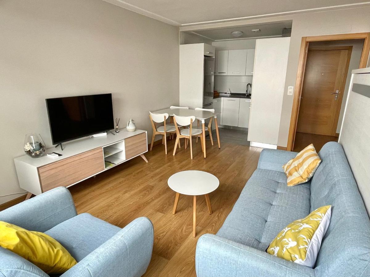 Estudio céntrico con terraza y parking privado Ourense Esterno foto